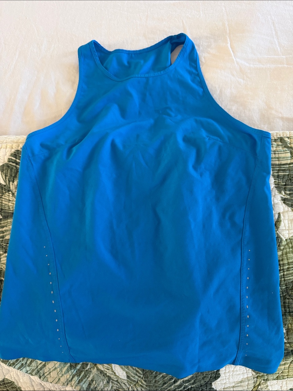 lululemon athletica Vibrant Blue High-Neck Performance Tank
